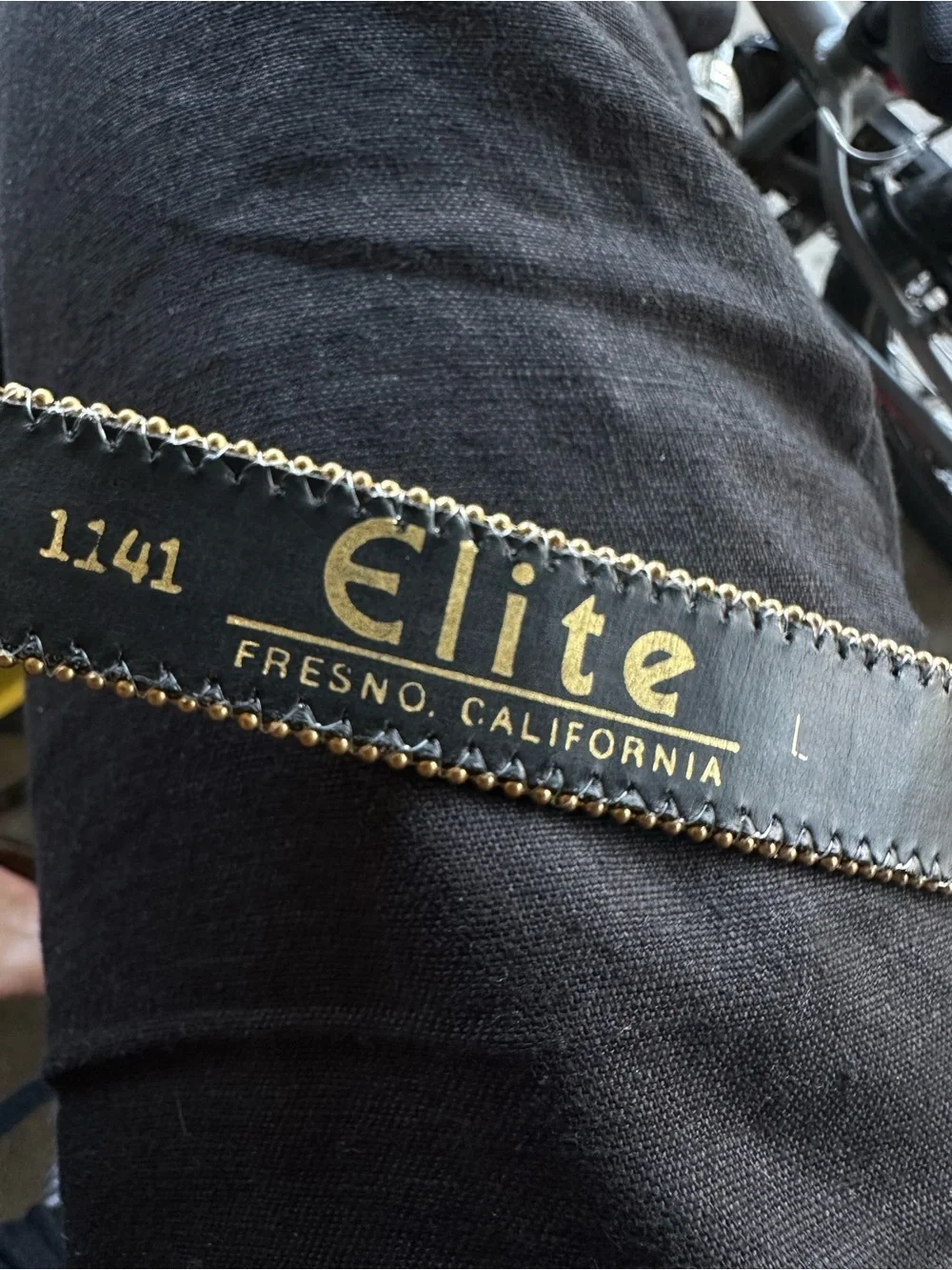 VTG Elite Century Canada Woven Gold Braided Belt